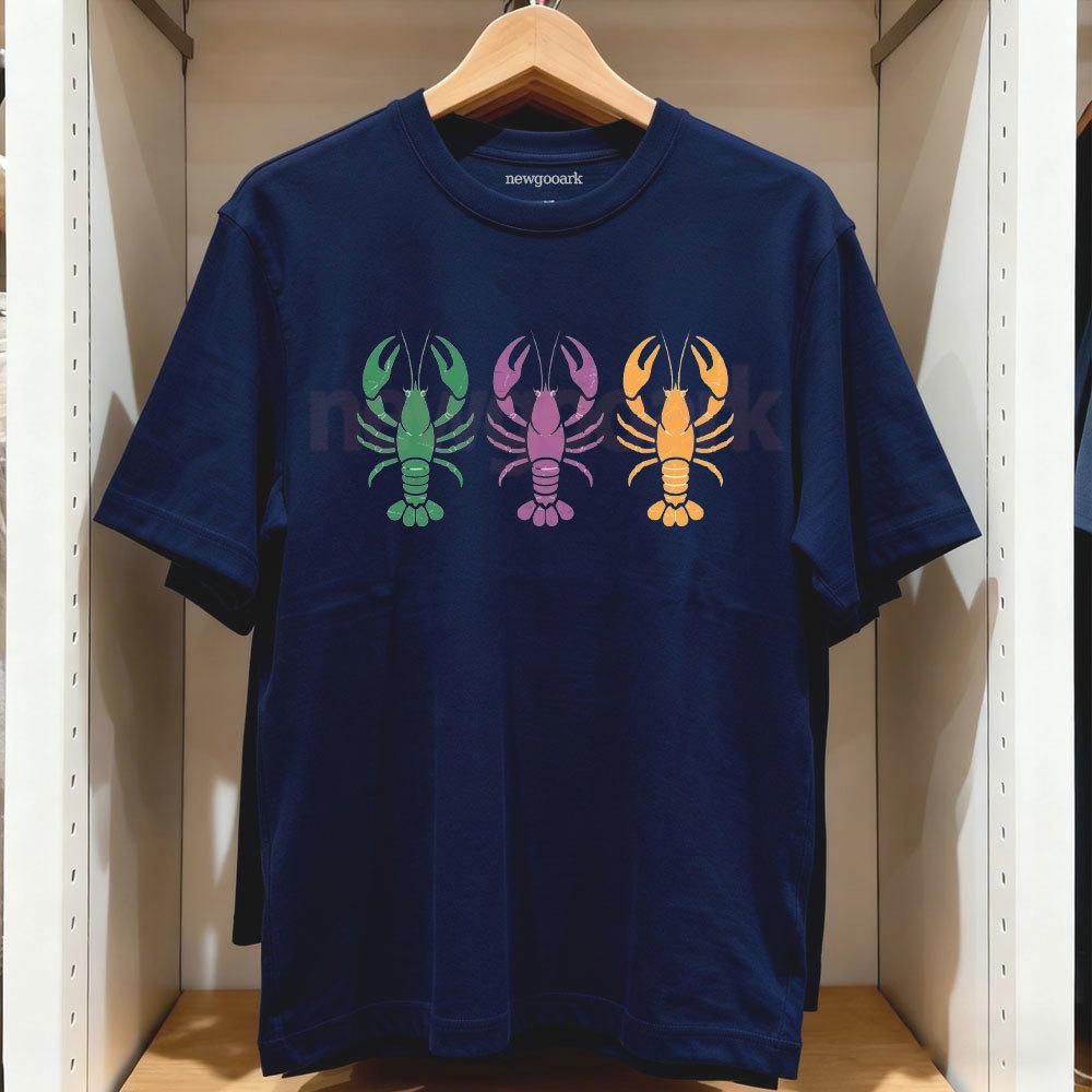 Mardi Gras Carnival TShirt Fleur De Lis Crawfish Woman Man Casual Cotton Graphic T Shirts Creative Streetwear Camisetas Tops