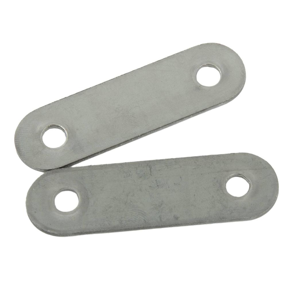 10Pcs Stainless-Steel 37/47/56x16mm Flat Corner Brackets Mending Repairing Plate Connection Plate Furniture Hardware Repair Tool