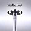 Long Spinner Handle Wheel Steel with Plated Tire Pulley Bolt Removal Tool Wrench, 12.7mm 1/2-inch Drive, 460mm, 180° Adjustable, CR-V Finish, Change,