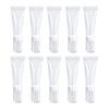 1pc 10/15ml Cosmetic Soft Tubes Hyaluronic Acid Dropper Empty Bottle Sunscreen Cream Lotion Liquid Foundation Refillable Bottles