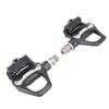 Road Bike Pedals Clipless Self Locking Lightweight Aluminum Alloy with Cleats Locking Disc for SPD‑SL System