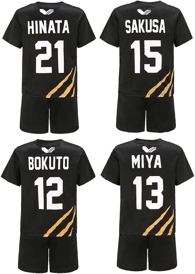 

MSBY Black Jackal MSBY featuring Kotaro Atsumu Kiyoomi and Shoyo Includes and sports Complete cosplay costume set Kotaro Size [fun costumes] Haikyu!!