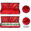 Wrapping Paper Storage Bag 600D Oxford Fabric Wrapping Paper Underbed Storage Container for Ribbon Bow
