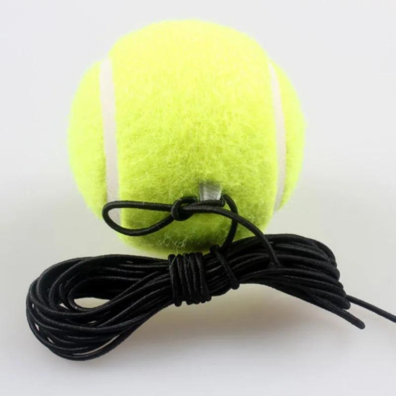 Portable Solo Tennis Rebound Trainer with Base High Elastic Rope Self-practice Tennis Training Equipment for Adults Beginners