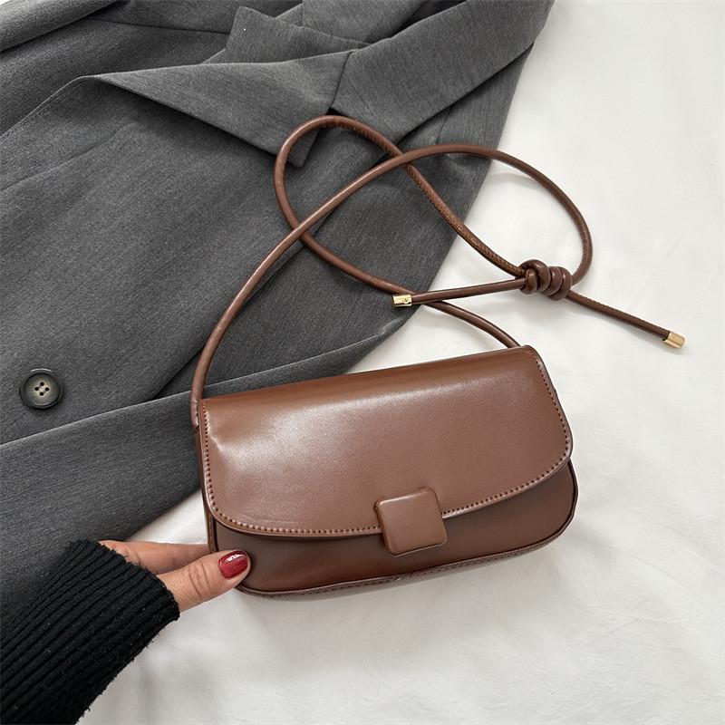 Fashionable Trendy Shoulder Bag Stylish Chic Small Square Purse For Women Autumn