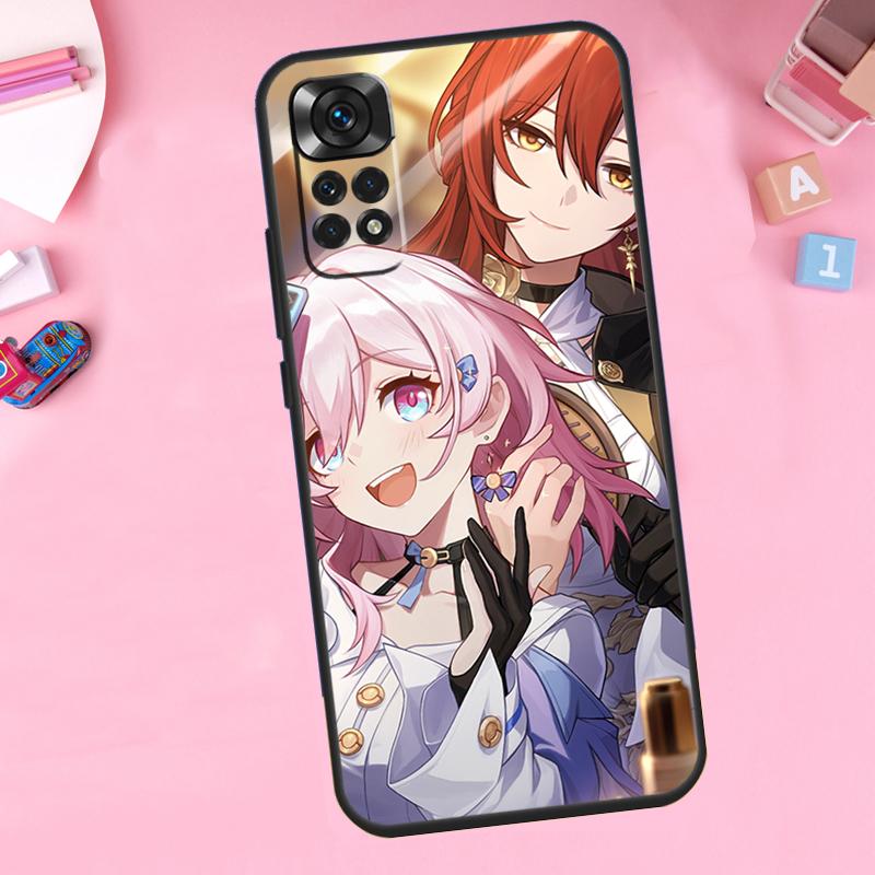 March 7th Honkai Star Rail Phone Case For Xiaomi Redmi Note 11 10 9 8 12 Pro Turbo 9S 10S 11S 12S 9A 9C 10C 12C Cover
