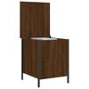 Vidaxl Ławka Ze Schowkiem, Brązowy Dąb, 40X42,5X50 Cm