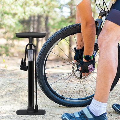 Bike Floor Pump Hand Air Portable Aluminum Multifunctional Tire Inflator for