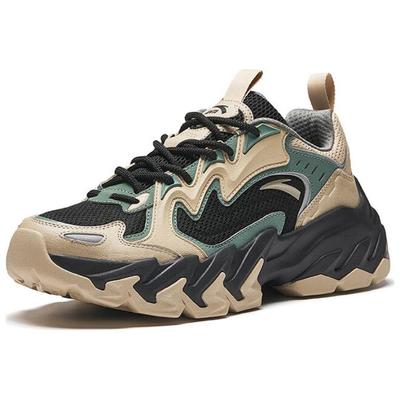 Panshi Fashion Comfortable Wear-Resistant Non-Slip Low-Top Casual Shoes Men Sneaker Beige Black Green 112448865-3