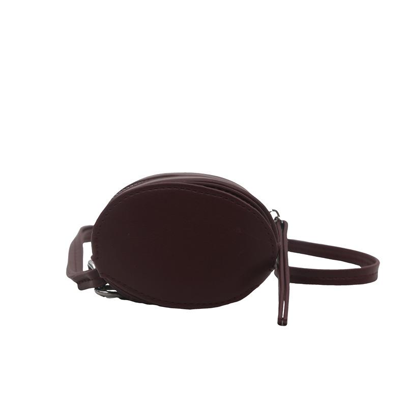 Oval Lady's Box Bag with A Mirror for Makeup, Lipstick Hanging Bag, Mini Crossbody Bag