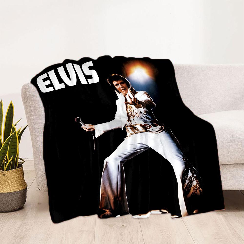 Elvis Presley Performance Blanket Warmthful Decor Great for Couch Office Chair Bedding for All Seasons Modern Birthday Christmas Gift Blanket