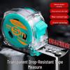 High-Precision Durable Tape Measure, 3m / 5m / 10m, Thickened Drop-Proof Transparent Shell Steel Ruler.