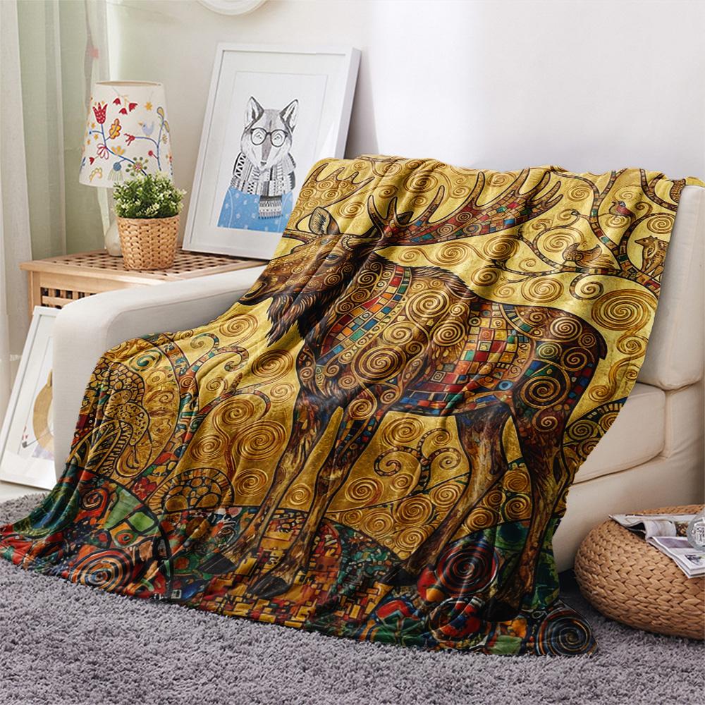 1 Stück Alien Erde Print Flanelldecke, Hohe Qualität, Bequem für alle Jahreszeiten, Heimdekoration, Wärme und Komfort, Perfekt für Weihnachtsgeschenke