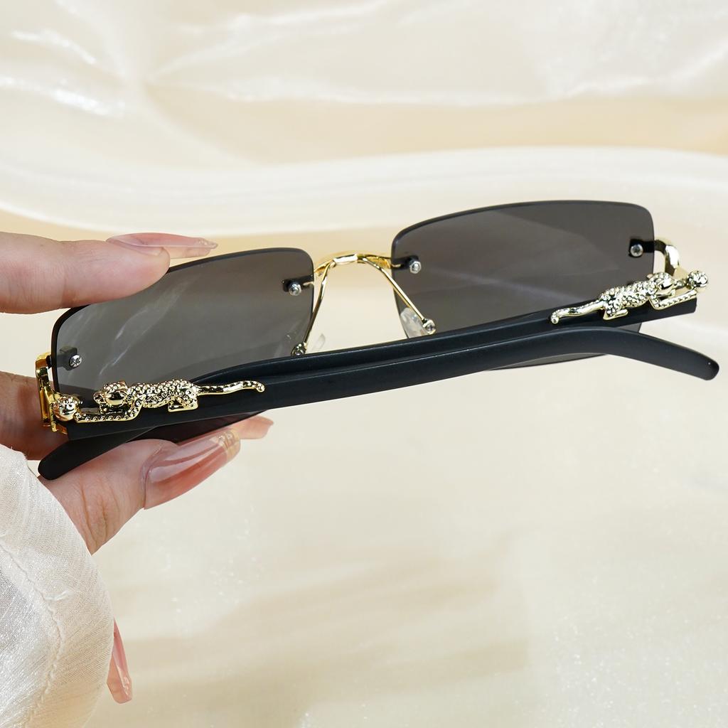 Frameless Square Fashion Sunglasses Ideal for Gifts Suitable for Beautiful Birthday Gifts Perfect for Decoration ladies Men