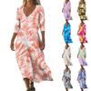 Rochii Pentru Femei Rochie Midi cu Talie Tunică cu Imprimeu Vintage Vară Casual Mâneci 3/4