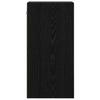 Wall Mounted Cabinet with Shelf Black Oak Effect 20 x 29.5 x 60 cm