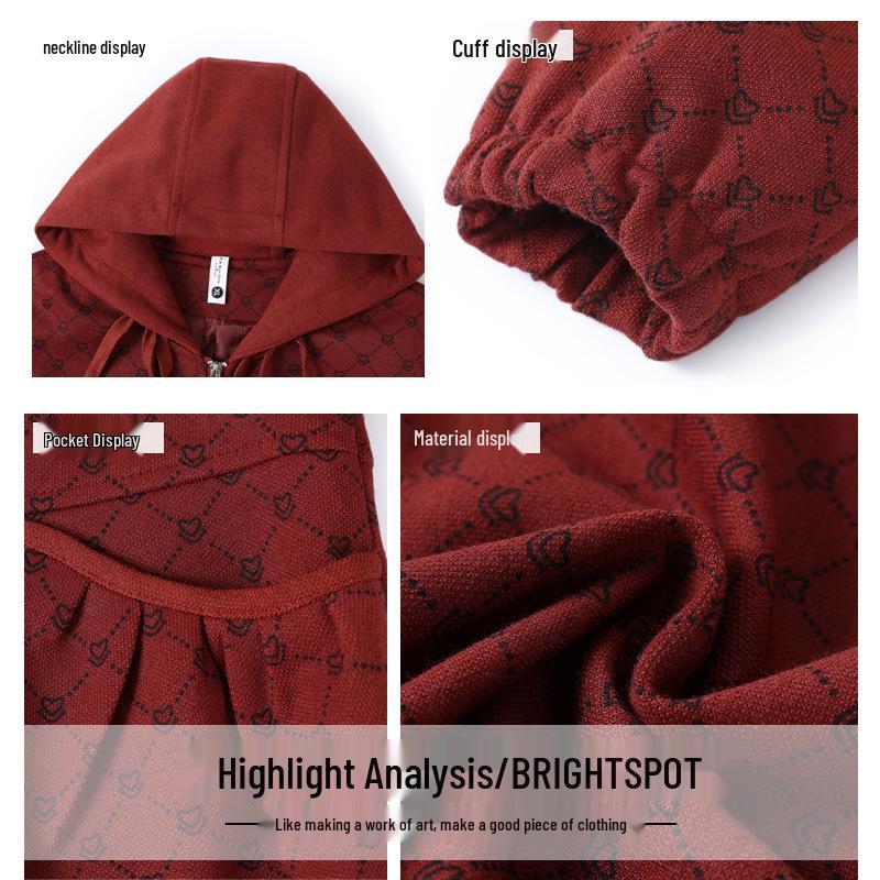 Mom's 2025 Fashionable Windbreaker: Stylish Spring/Autumn Outerwear for Middle-Aged Women in Their 40s and 50s