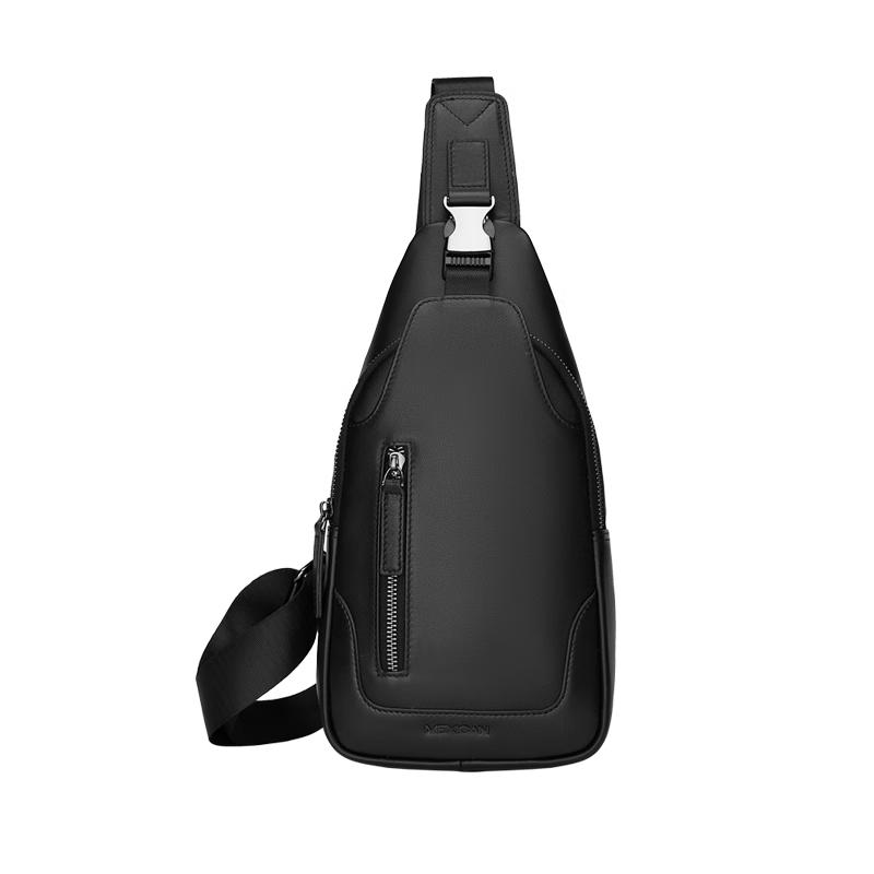 Мужская сумка-кроссбоди STRAWBERRY из натуральной кожи