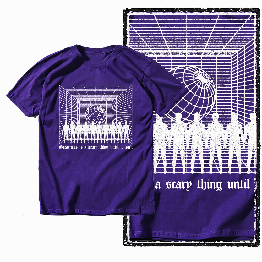 G09 Lila Baumwolle Unisex Große Größe Kreatives GrafikT-Shirt Streetwear Cool Vintage Rundhals Unisex T-Shirt Tshirt