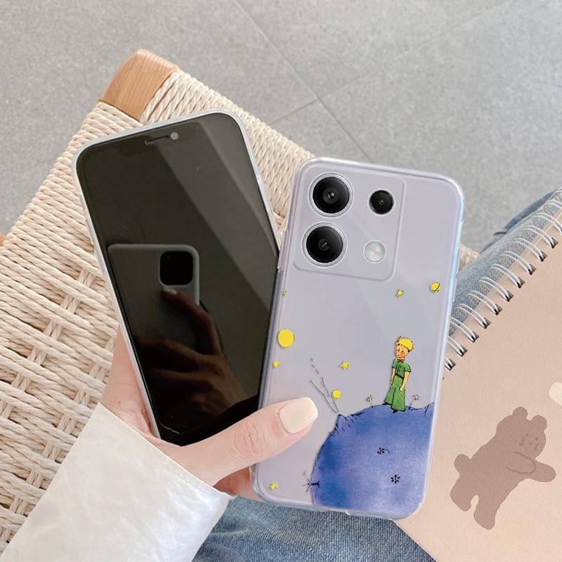Cosmic Planet Case For iPhone Samsung A55 M34 S24 Xiaomi Redmi 13 Pro 14C Huawei Honor 200 Shockproof Phone Bumper TPU Anti-Scratch Clear Back Cover