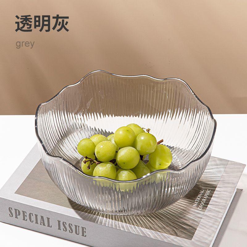 Fruit Plate Household Living Room Coffee Table High Value Fruit Plate Vegetable Salad Bowl Fruit Bowl Cold Vegetable Bowl Dessert Bowl Factory
