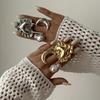 Exaggerated 3D Heart Alloy Ring - European & American Style