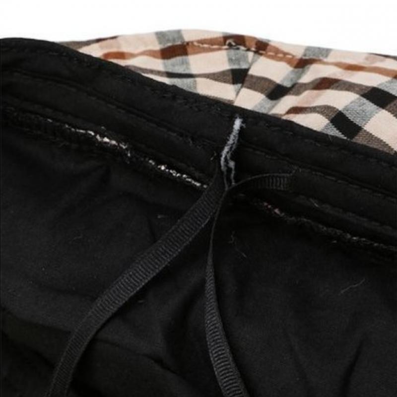 Daks Women S Black Check contraSt Linen Floppy Hat Dche6e122bk