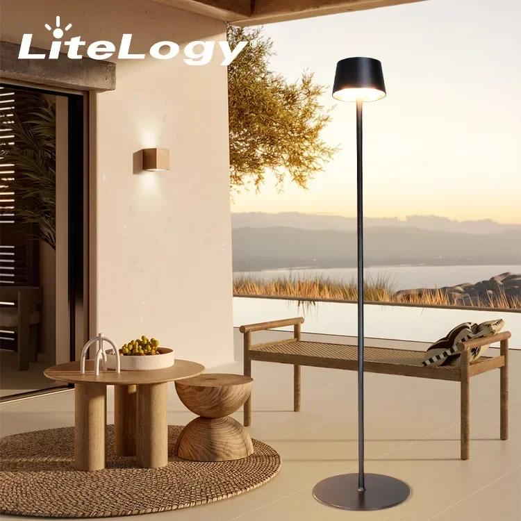 W2557 LED Rechargeable Table Lamp Wireless Touch Desktop Bedside Mood Night Light for Bedroom Study Office Bar Outdoor Club Cafe