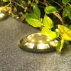 Waterproof Solar Ground Lights for Outdoor Courtyards, Gardens, and Lawns - Landscape Decoration with Ground Insert Option.