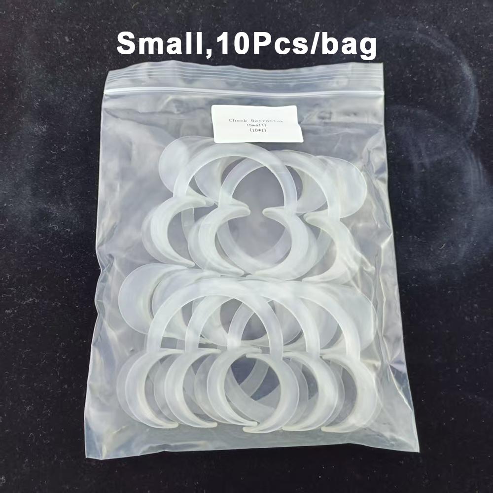 10 sztuk Dentalny Rozpierak Policzkowy Typu C Rozpieraki Warg Biały/Czarny Otwieracz Jamy Ustnej Rozszerzacze Policzkowe Wybielanie Zębów