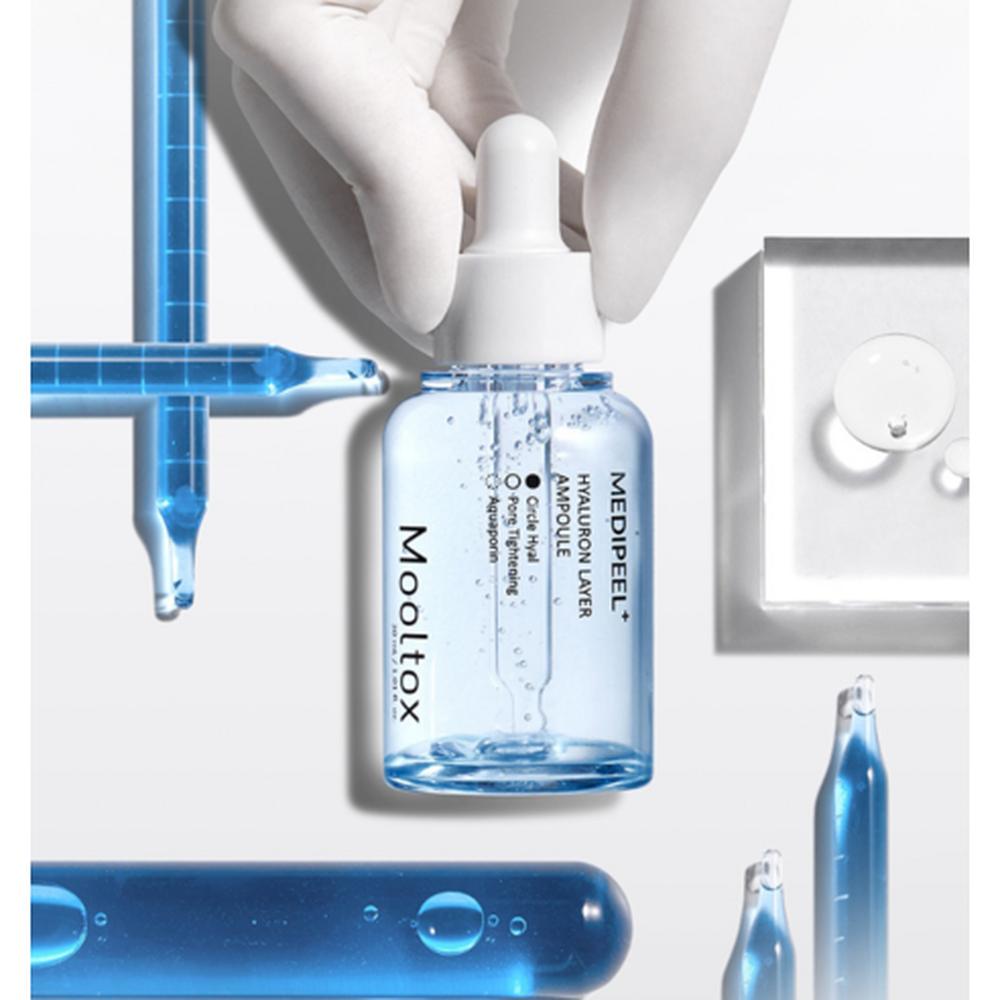 MEDIPEEL Hyaluronic Acid Layer Mooltox Ampoule 30ml - Hydrating Ampoule Moisture Boost, Korean