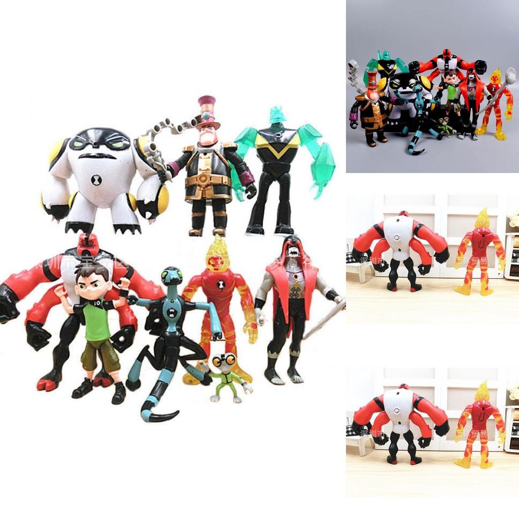 Ben 10 Pvc Action Figures Set Detailed Designs With Premium Quality Craftsmanship
