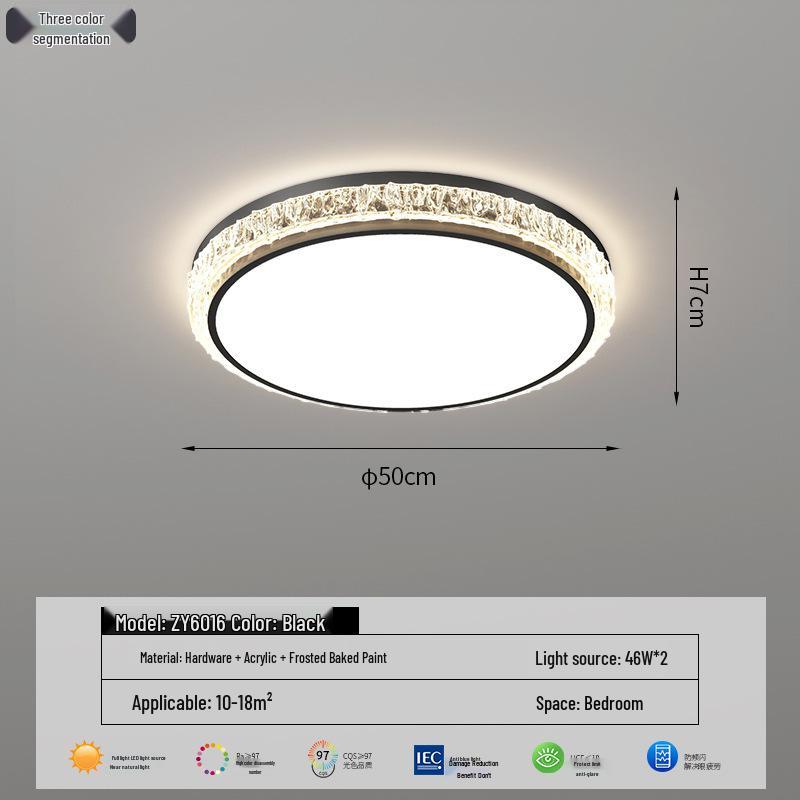 Modern Minimalist LED Ceiling Light for Bedroom, Living Room, Bathroom, or Balcony