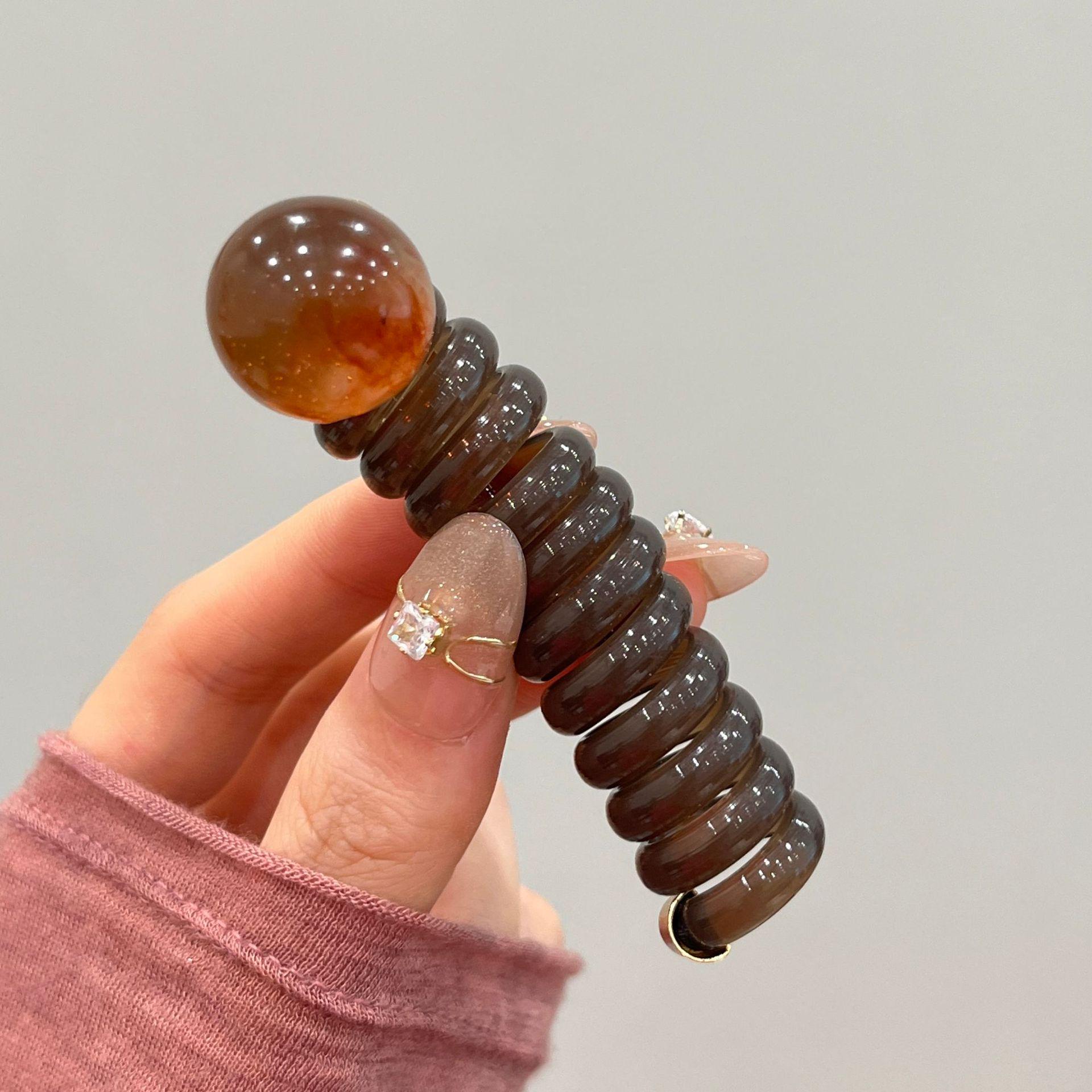 

Вінтажний гумка для хвоста з намистинами-бульбашками: 2024 Високоякісний аксесуар для плетіння волосся