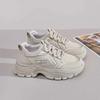 PU Leather Parkside Women's Platform Sneakers Grey Heels Shoes Women's Tennis Boot Sport Best Lux Teniz Factory Excercise