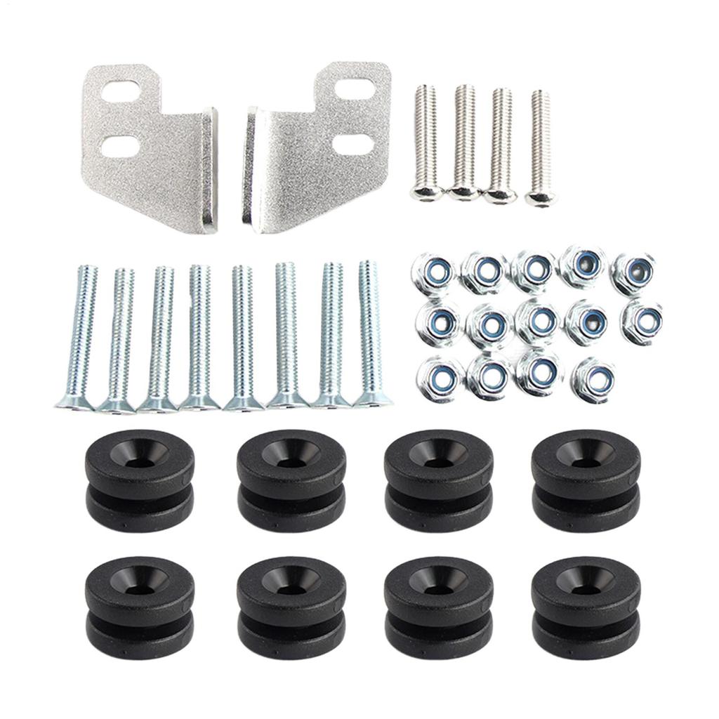 Stainless Steel Multipurpose Motorcycle Tail Bag Mounting Kit Wear-Resistant Mounting Kit for Travel Commuting