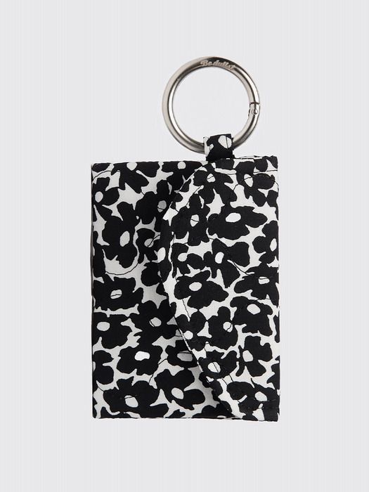 

Be dullst Flower Quilting Ring Mini Wallet_2color Flower White