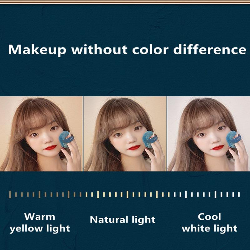 Nové LED osvětlené kosmetické pouzdro se zrcadlem, vodotěsné, z umělé kůže, přenosné cestovní tašky na make-up