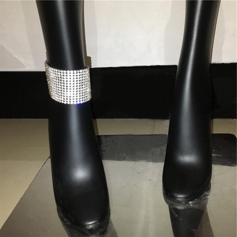 Diamond Studded Shiny Ankle Chain Adjustable Women's Jewelry Rhinestone Ankle Bracelet Sexy Nightclub Full Diamond Ankle Chain