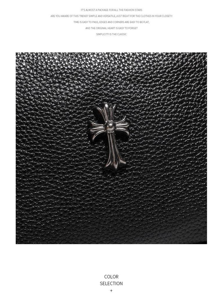 Retro Chic Chrome Hearts Umhängetasche mit Kettendetails für Damen