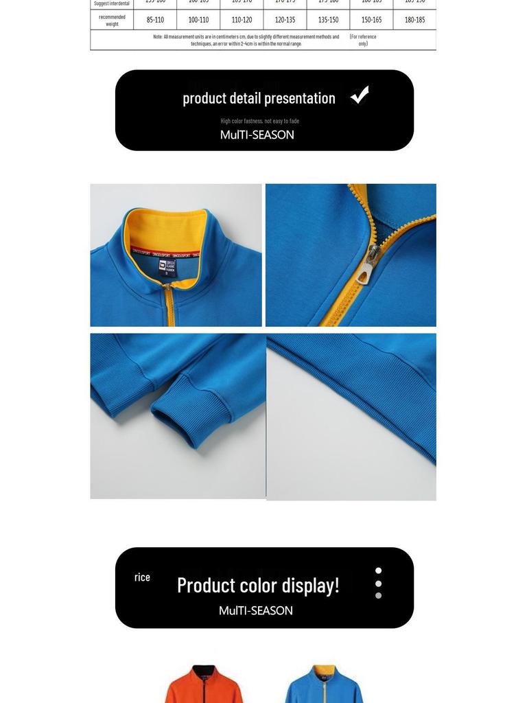 Paar Baumwoll Kontrast Reißverschluss Hoodie - Herbstlich Lässige Stehkragen Jacke mit Logo