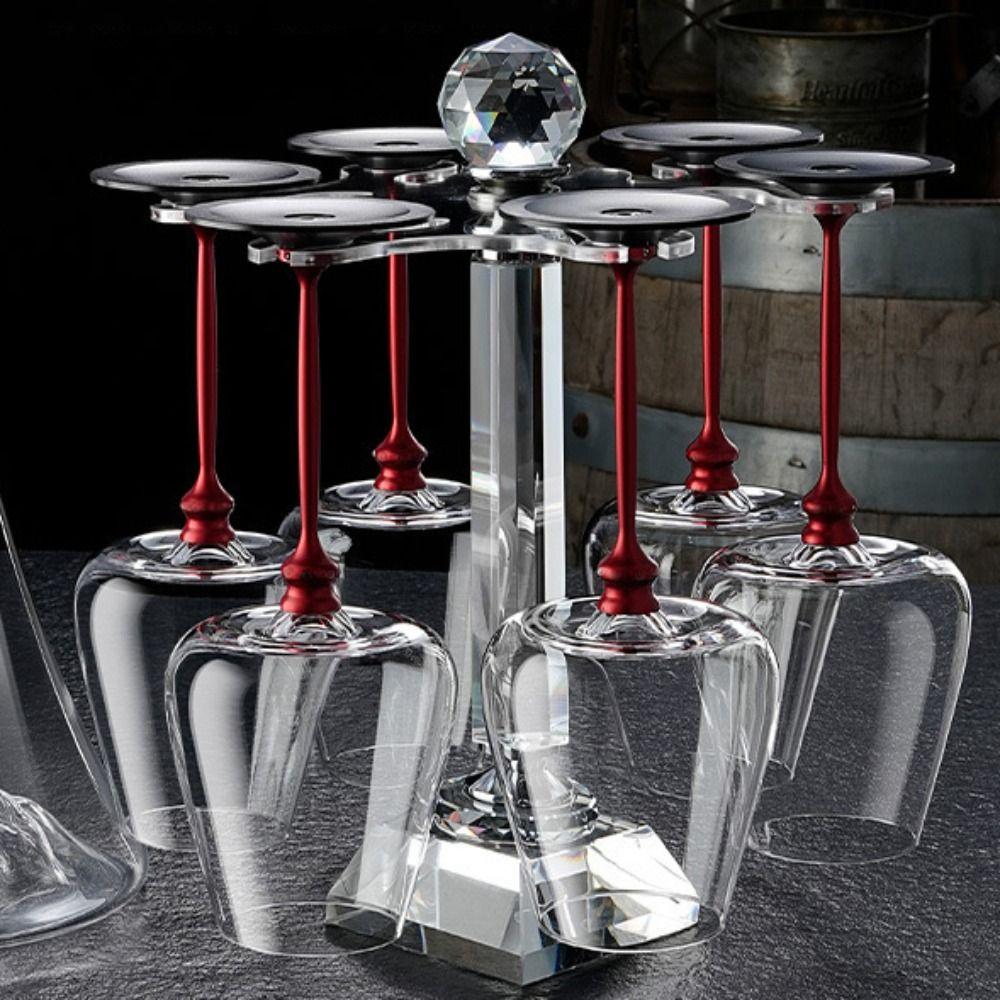 500ml Crystal Goblet Ergonomic Holder Wine Decanter Glass Cup  Cocktails