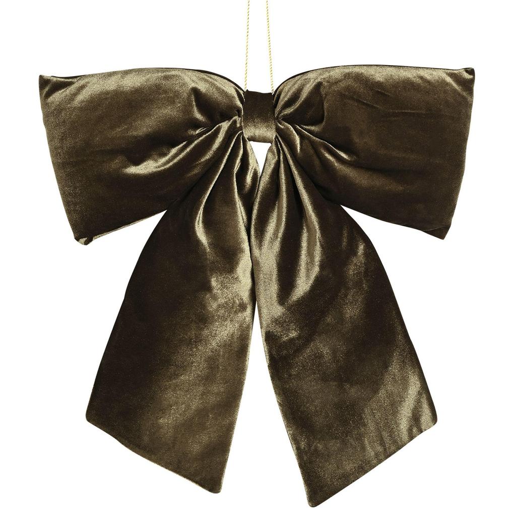 Velvet Bow Hanger 50 X 40cm Dark Green