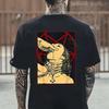 Summer Polyester Creative Fallow Elastic Graphic Hipster Comfortable Weird T-Shirts Men Quick Dry Material Tee Short Sleeve