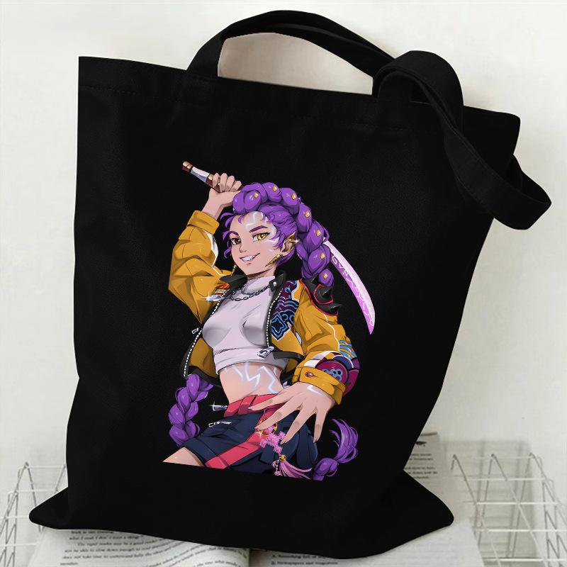 Hot sale Kpop Korean Witch Hunter Girls Group printed canvas bag for women's daily shopping bag
