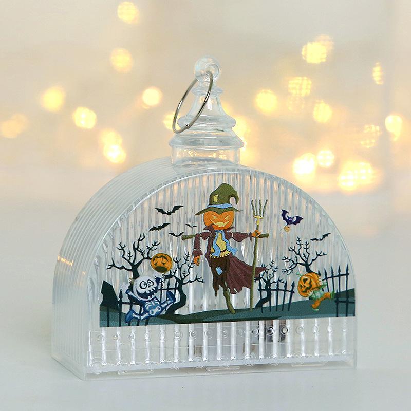 

Хэллоуин Джек-О-Фонарь Дети несут украшения на Хэллоуин Светящиеся реквизиты Подвесные украшения для вечеринок Scarecrow