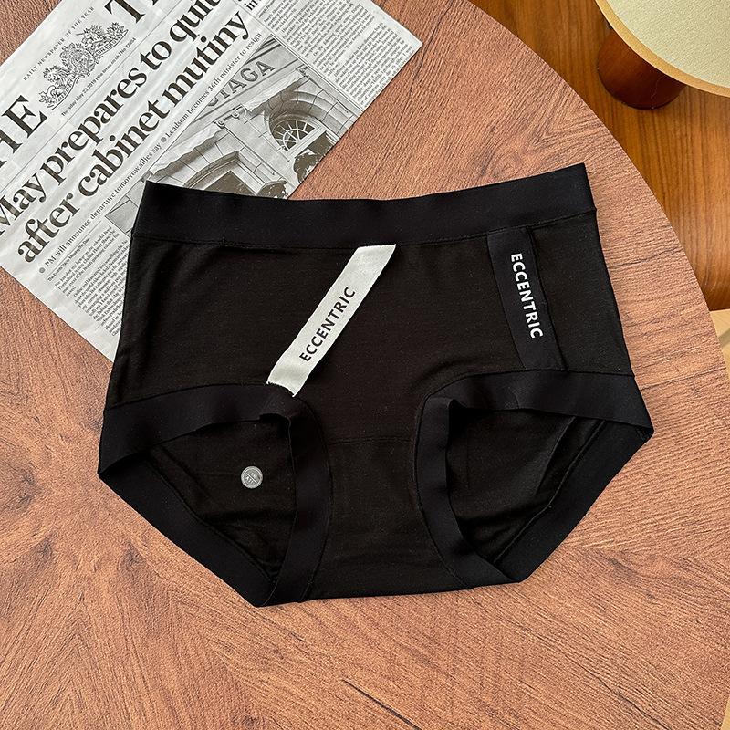 

Женское нижнее белье, контрастное нижнее белье из модала, женские антибактериальные трусы со средней талией 7А для девочек One Size