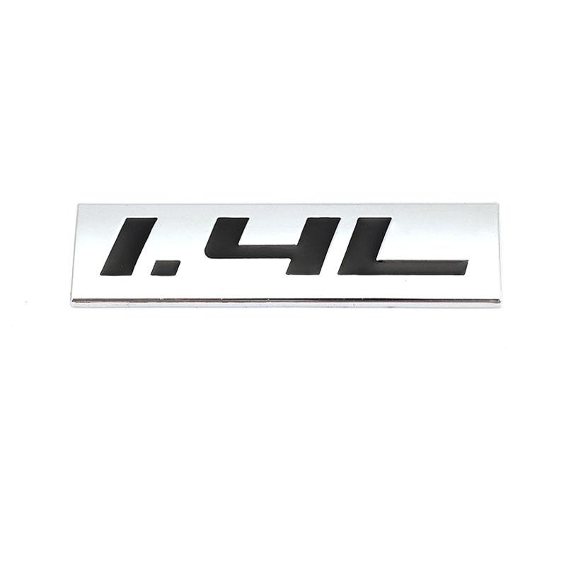 Car Sticker 1.4L 1.5L 1.6L 1.7L 1.8L 1.9L Emblem Badge Decals for f111 SUV Toyota Mini Peugeot Honda Volkswagen VW Focus Hyundai 111F