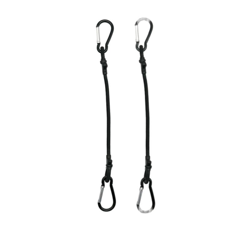 2 Stuks 24 Inch Premium Rubberen Heavy Duty Strap Sterk Elastisch Touw Voor Buiten Tent Kampeeraccessoires