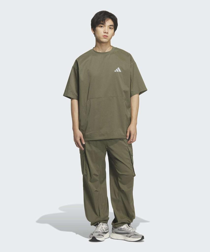 ADIDAS City Tech Loose Fit Woven Cargo Pants - Olive / Ks1178